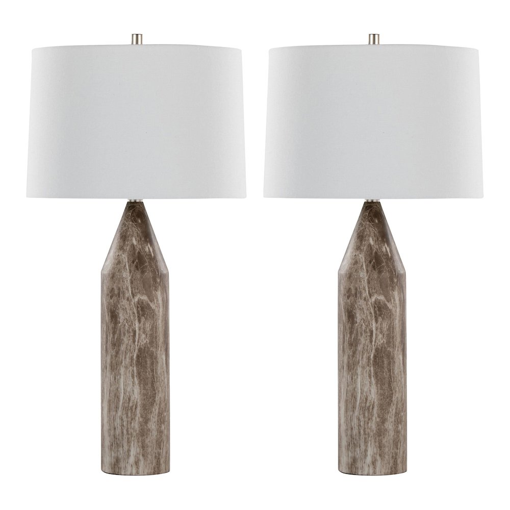 Point 30" Metal Table Lamp - Set of 2. Picture 1