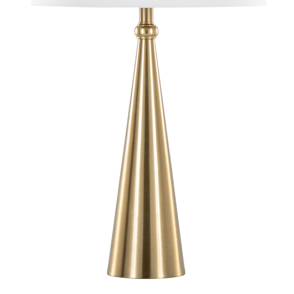 Cone 30" Metal Table Lamp - Set of 2. Picture 4