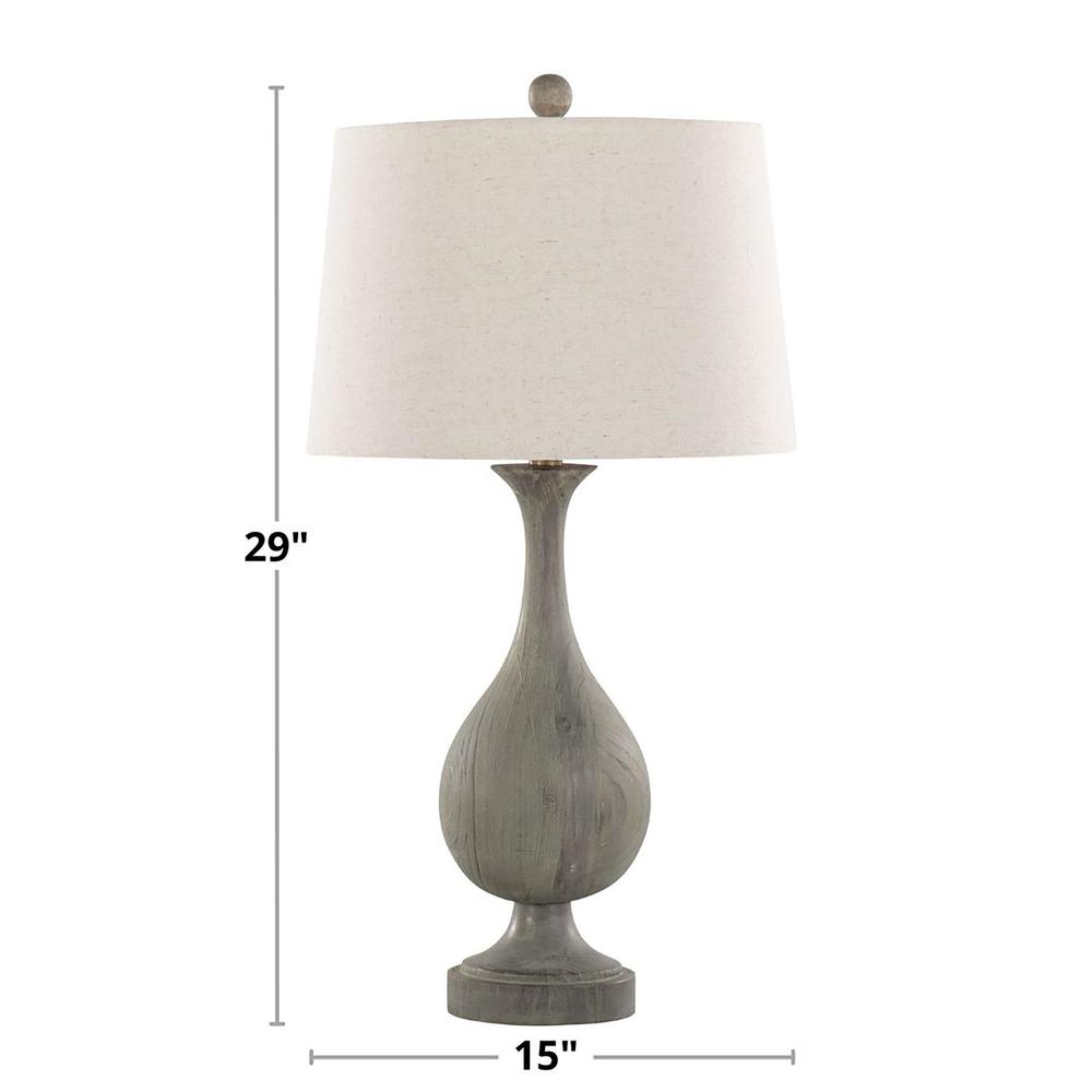 Brown Cipolla Poly 29" Polyresin Table Lamp - Set of 2. Picture 6