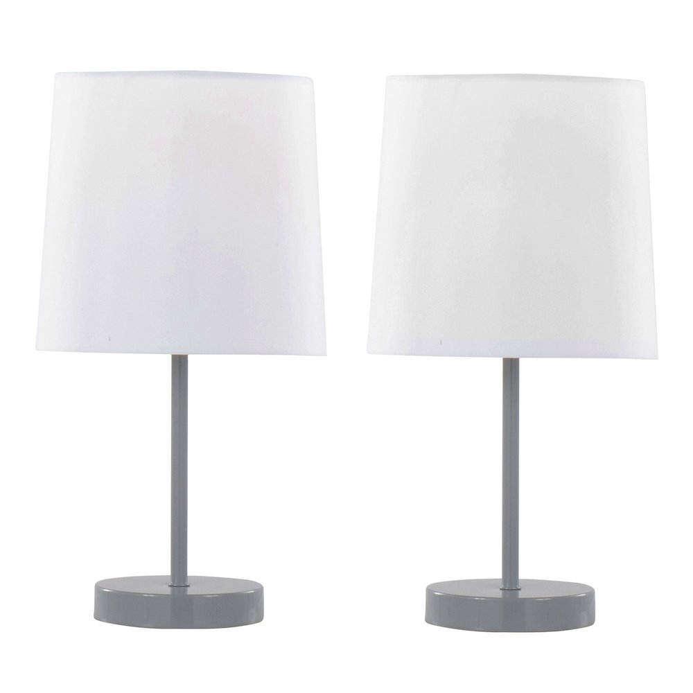 Cooper 16" Metal Accent Lamp - Set of 2. Picture 1