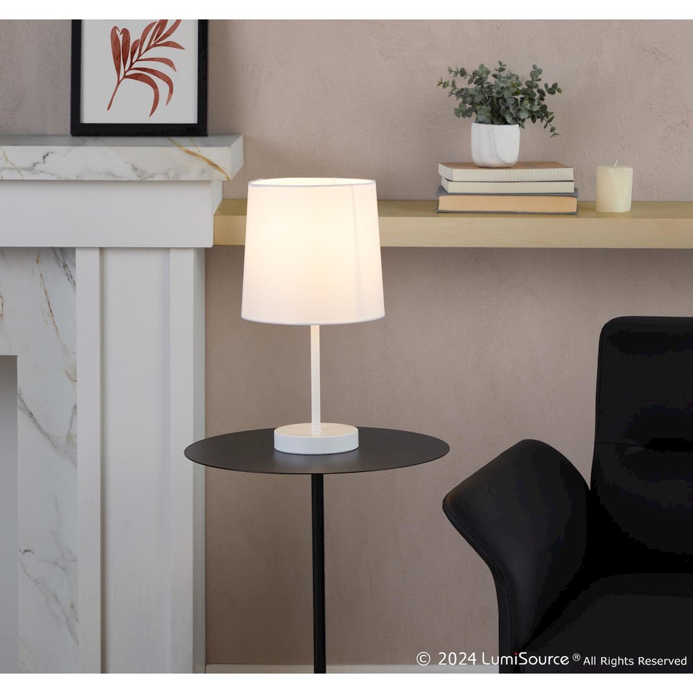Cooper 16" Metal Accent Lamp - Set of 2. Picture 4