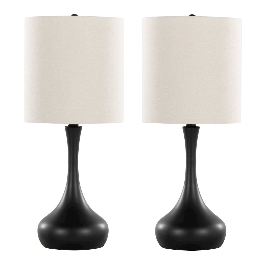 Genie 24" Metal Table Lamp - Set of 2. Picture 1