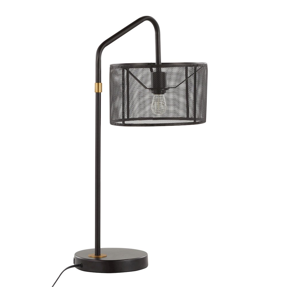 Mod Mesh 27" Metal Task Lamp with USB - Set of 2. Picture 5