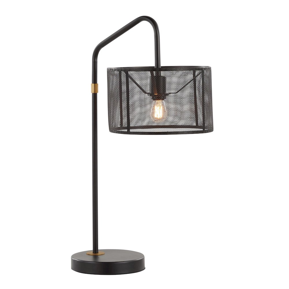 Mod Mesh 27" Metal Task Lamp with USB - Set of 2. Picture 2