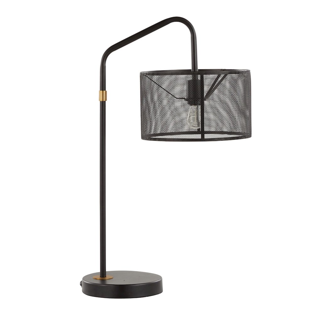 Mod Mesh 27" Metal Task Lamp with USB - Set of 2. Picture 4