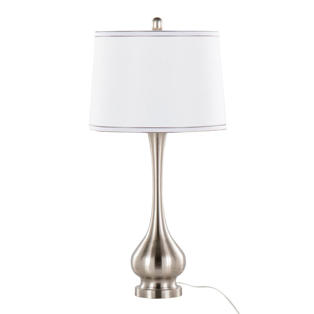 Silver Cairo 28.75" Metal Table Lamp - Set of 2. Picture 3