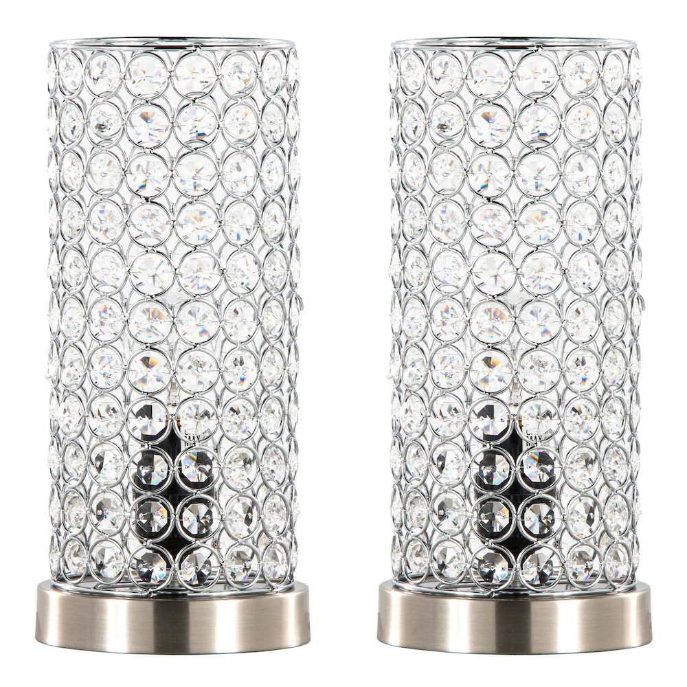 Chandelier 11" Metal Uplight - Set of 2. Picture 1