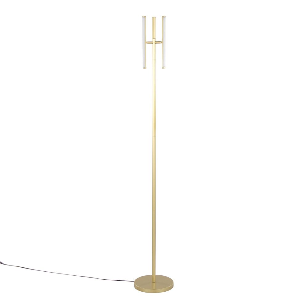 Icicle 65" Swivel Floor Lamp. Picture 1