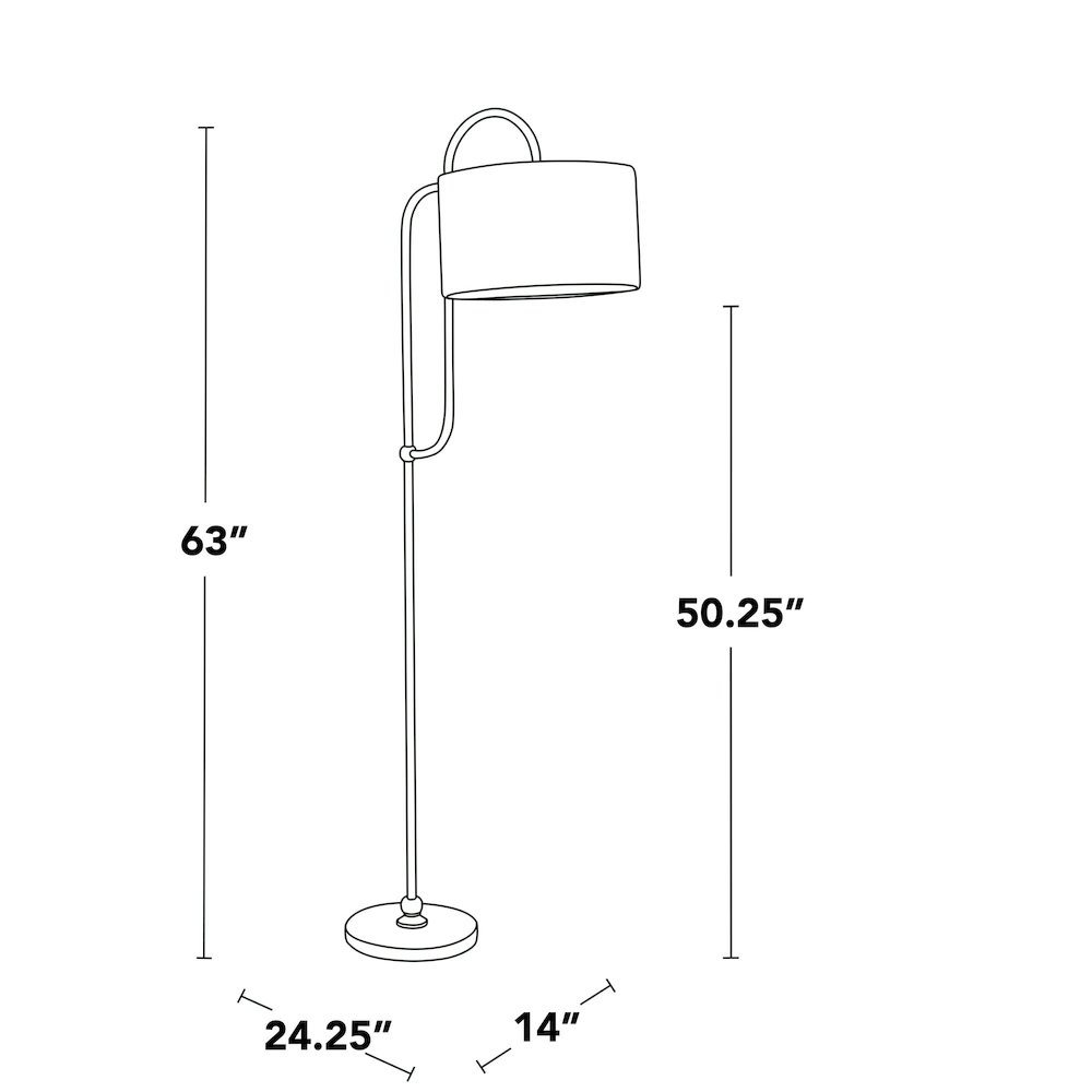 Leslie 63" Floor Lamp. Picture 15