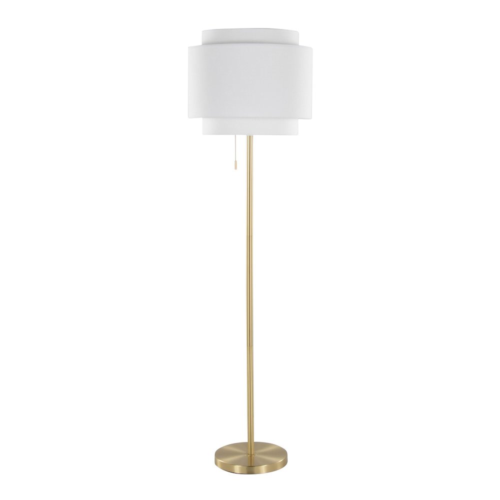 Tier 64" Metal Floor Lamp. Picture 1