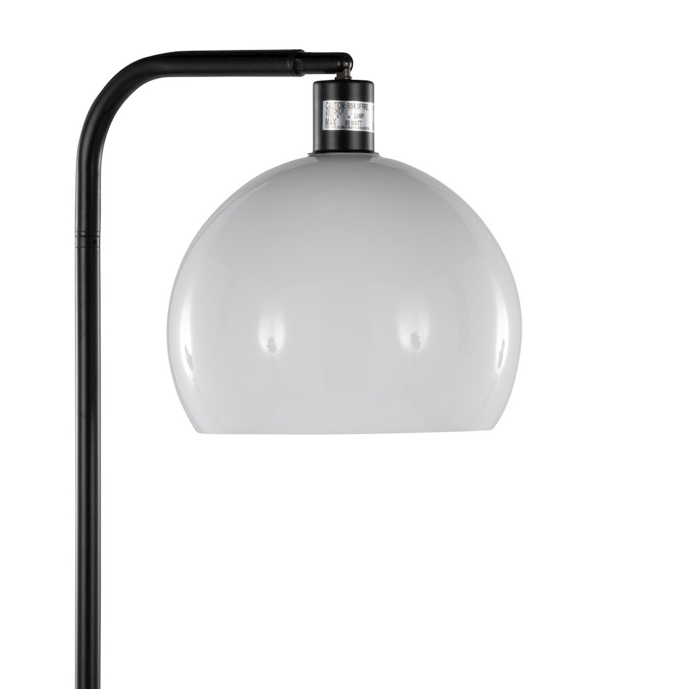 Symbol 66" Metal Floor Lamp With Side Table. Picture 7