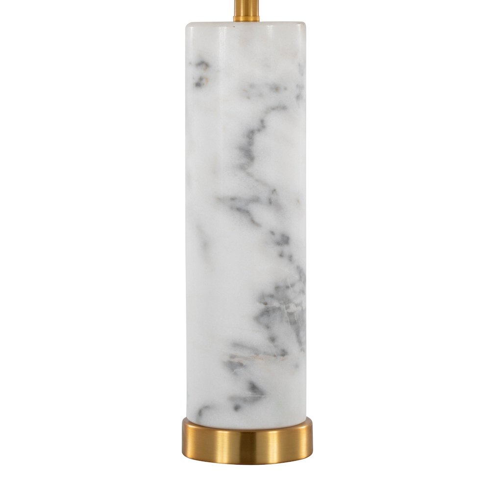 Marbella 26" Marble Table Lamp - Set of 2. Picture 4