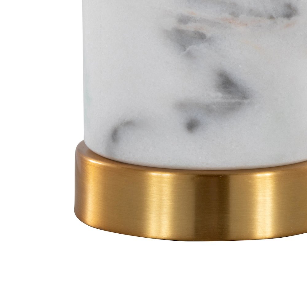 Marbella 26" Marble Table Lamp - Set of 2. Picture 5