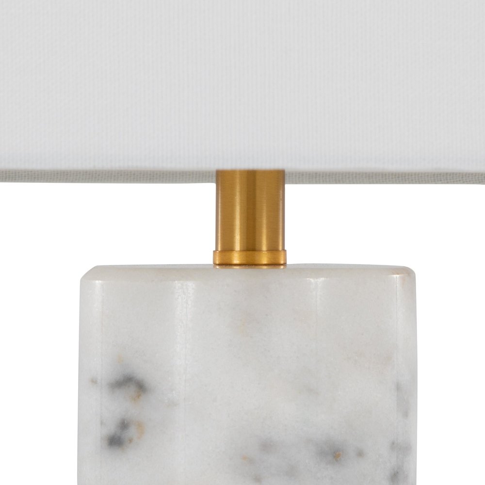 Marbella 26" Marble Table Lamp - Set of 2. Picture 6