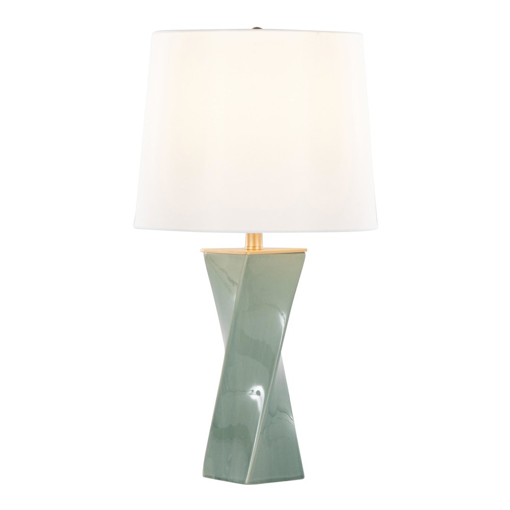Curvo Square 27" Ceramic Table Lamp. Picture 2