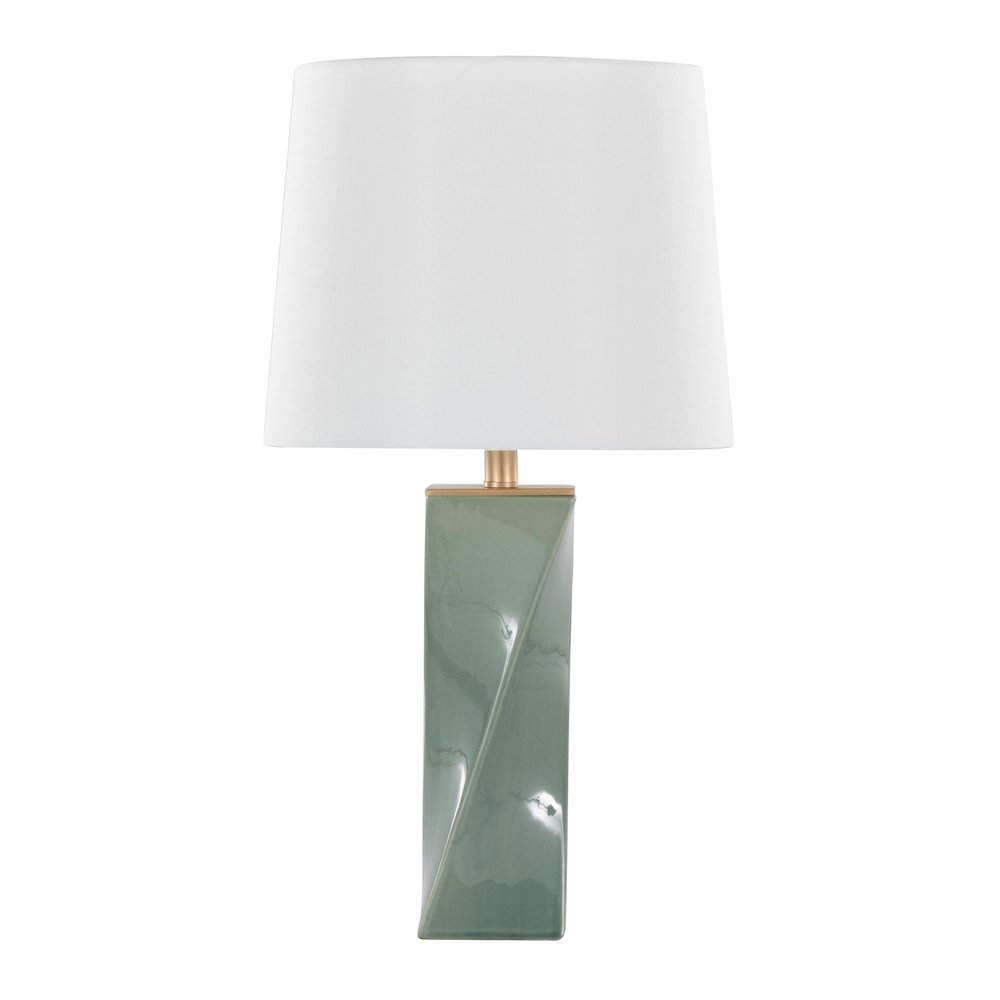 Curvo Square 27" Ceramic Table Lamp. Picture 3
