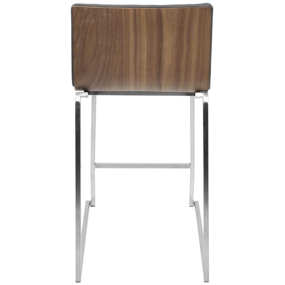 Walnut, Grey Mara Counter Stool - Set of 2. Picture 6