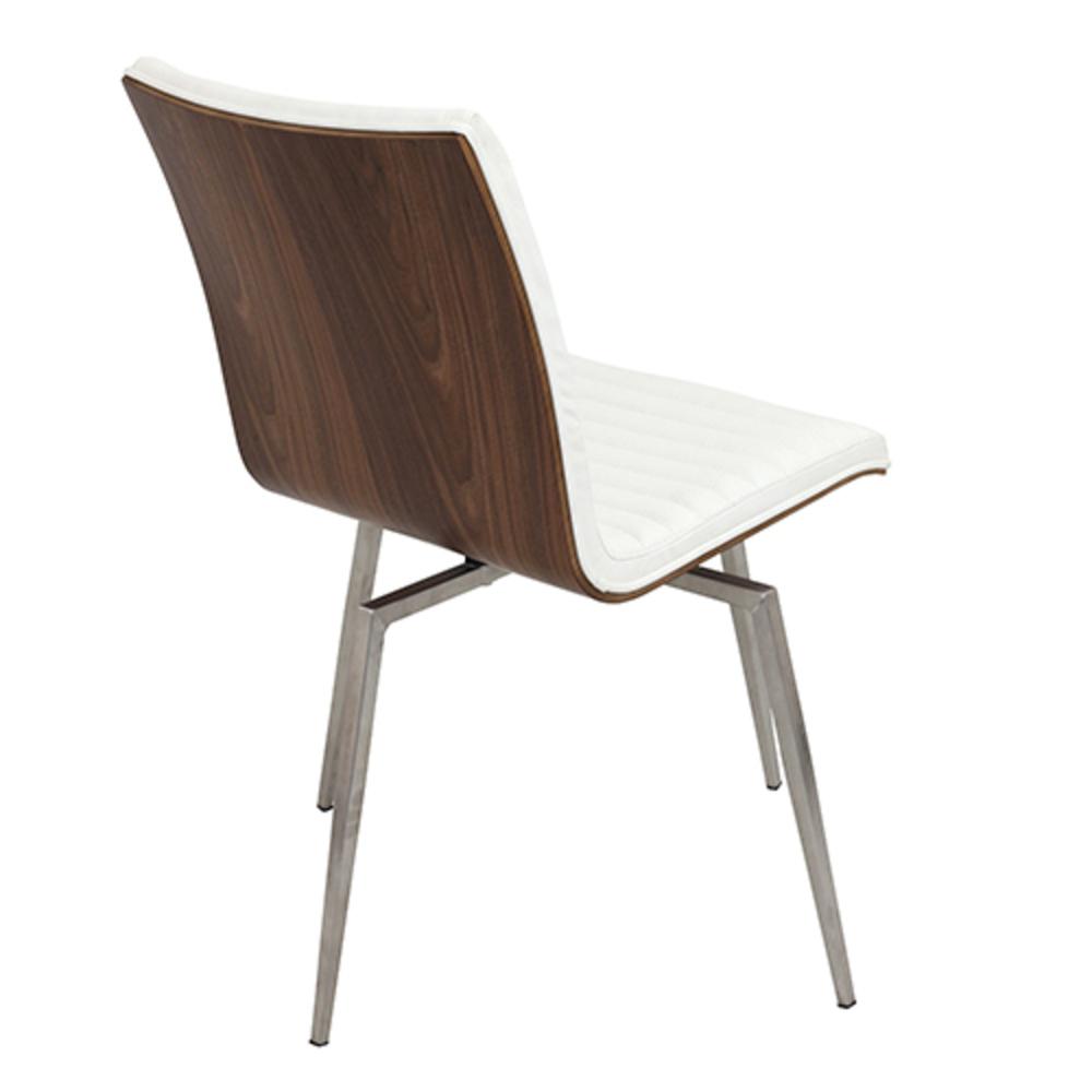 Walnut, Off-White Mason Swivel Chair - Set of 2. Picture 5