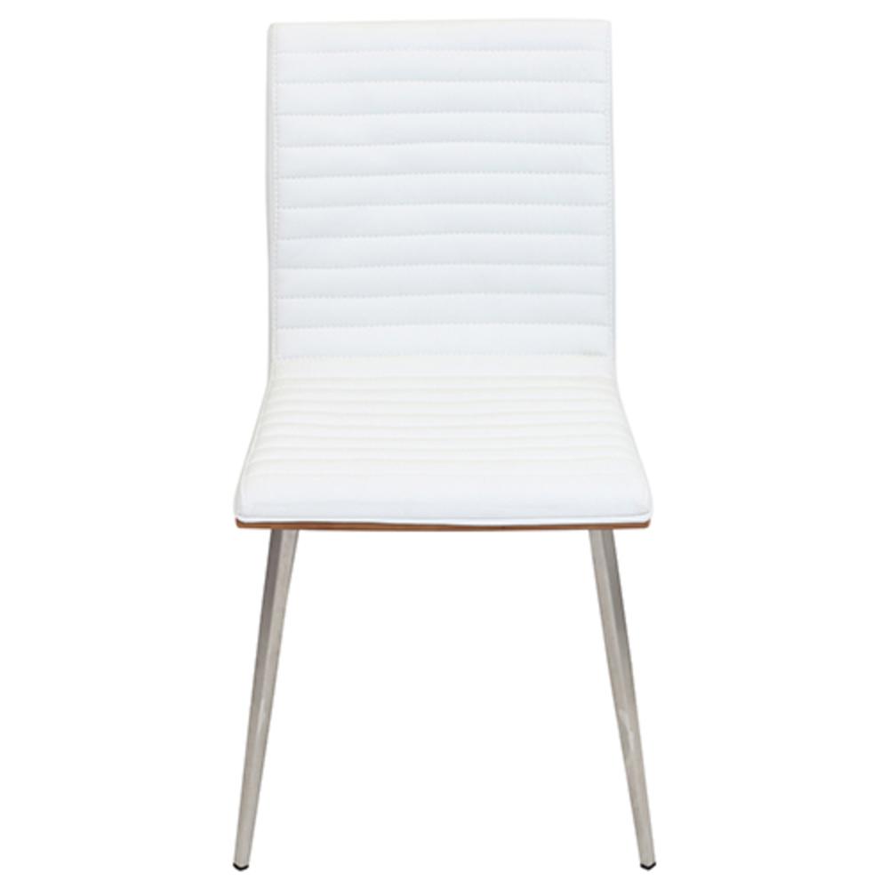 Walnut, Off-White Mason Swivel Chair - Set of 2. Picture 7