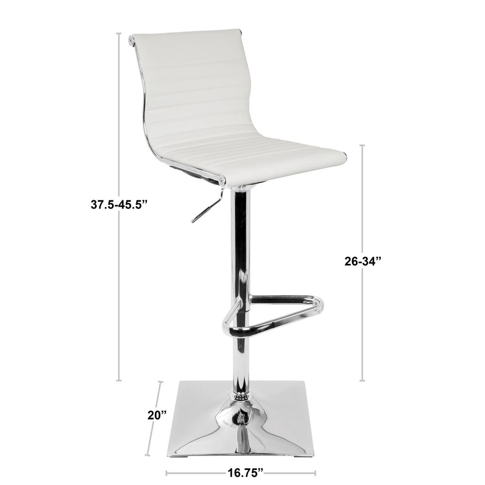 White Masters Barstool. Picture 7