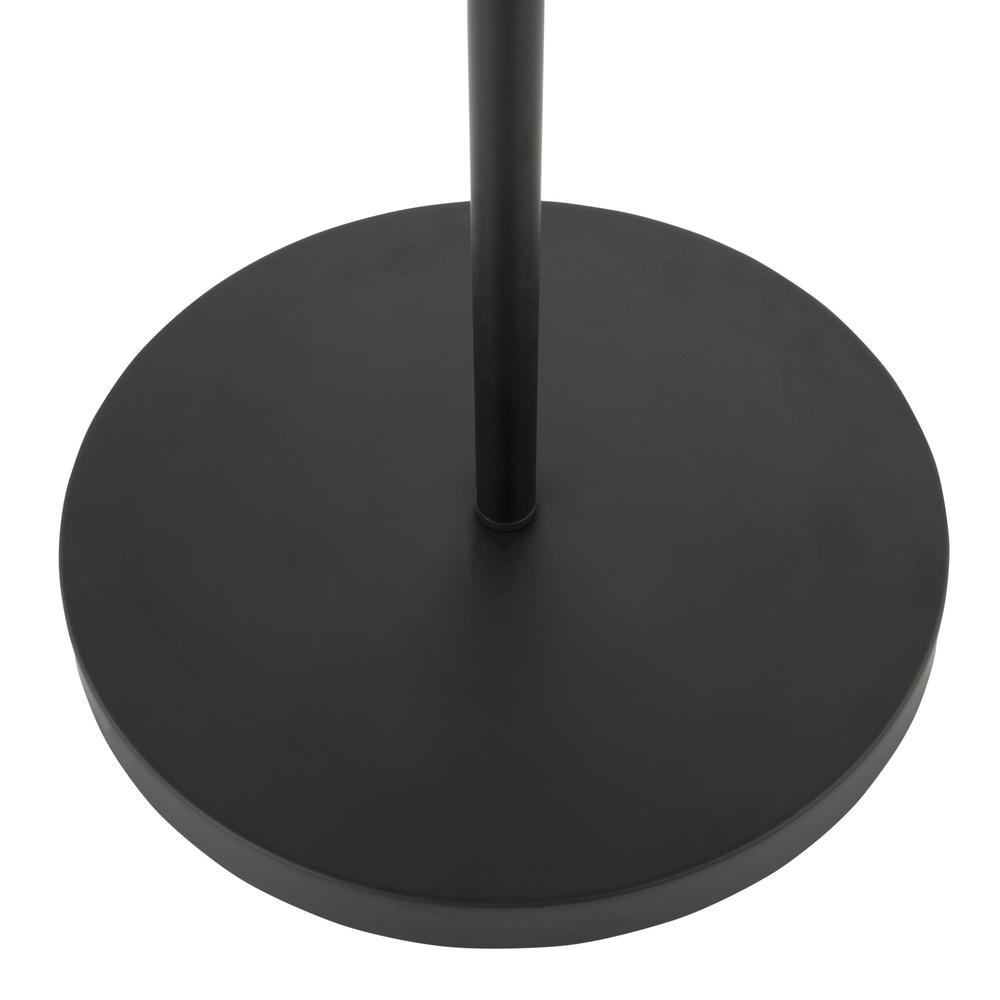 Black Metal, Antique Brass Metric Floor Lamp. Picture 9