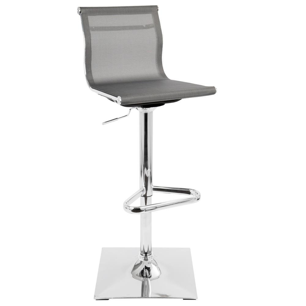 Silver Mirage Barstool. Picture 1