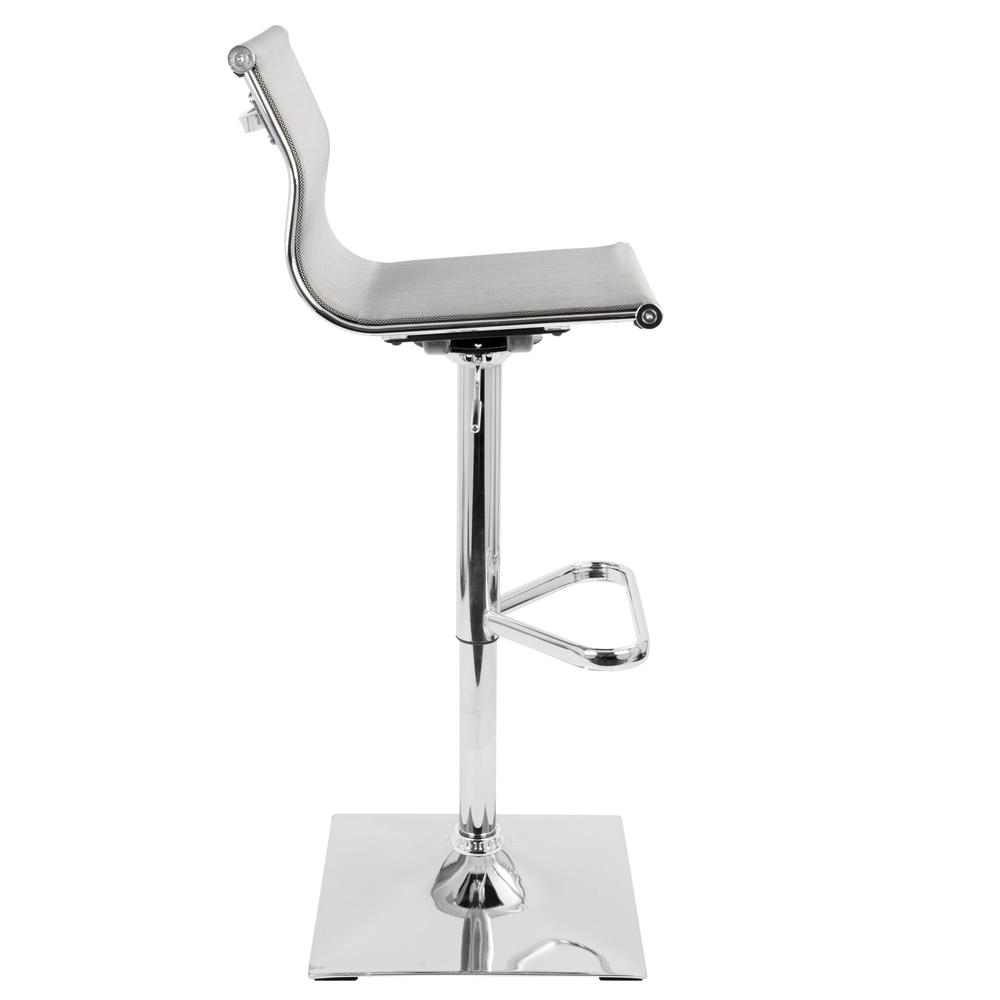 Silver Mirage Barstool. Picture 2