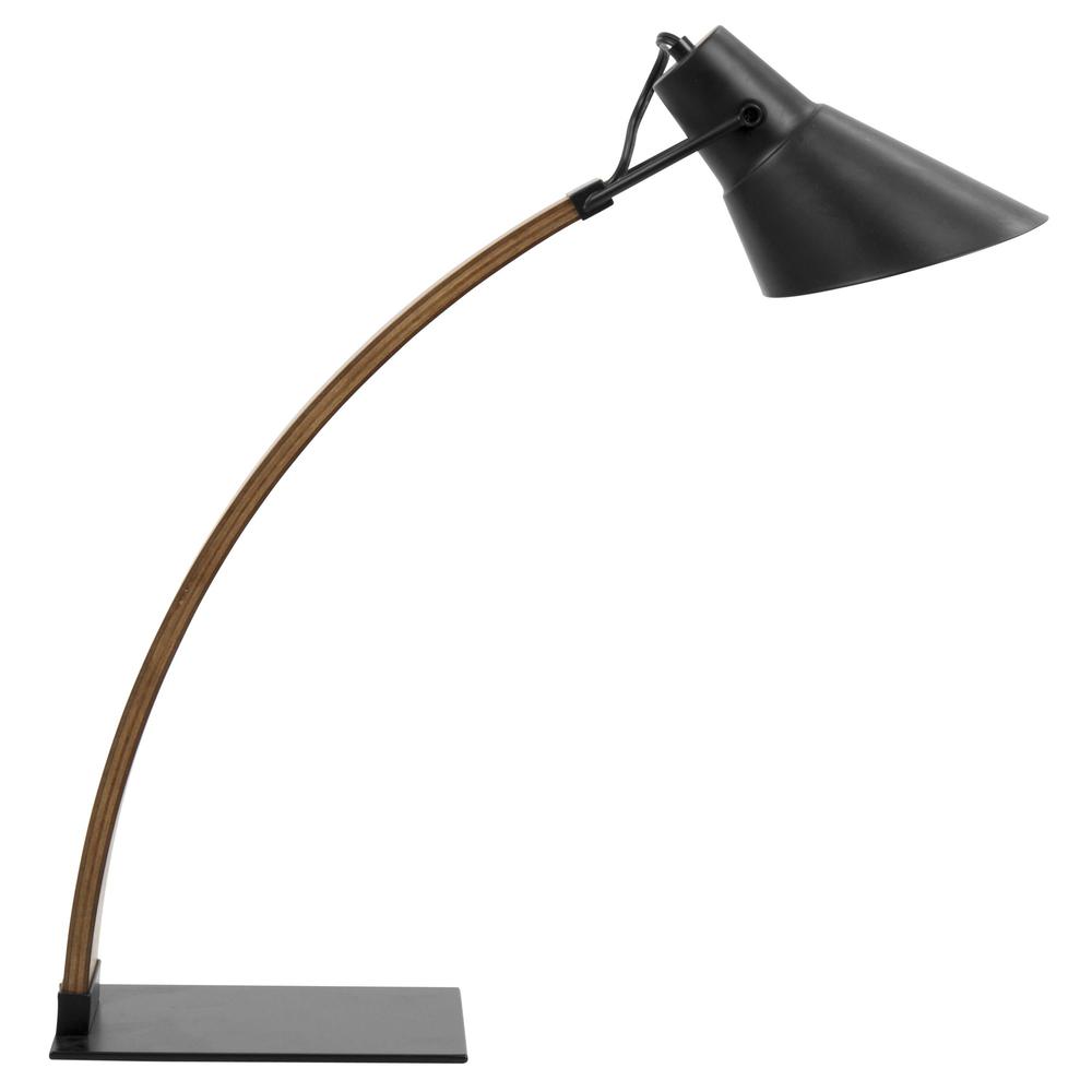 Walnut, Black Noah Table Lamp. Picture 3