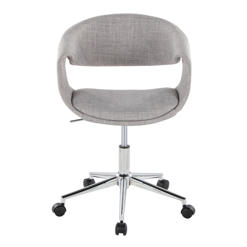 Curvo Upholstered 5-Star Task Chair. Picture 5