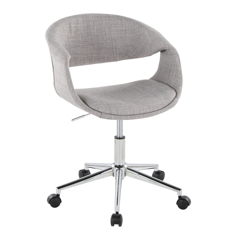 Curvo Upholstered 5-Star Task Chair. Picture 1