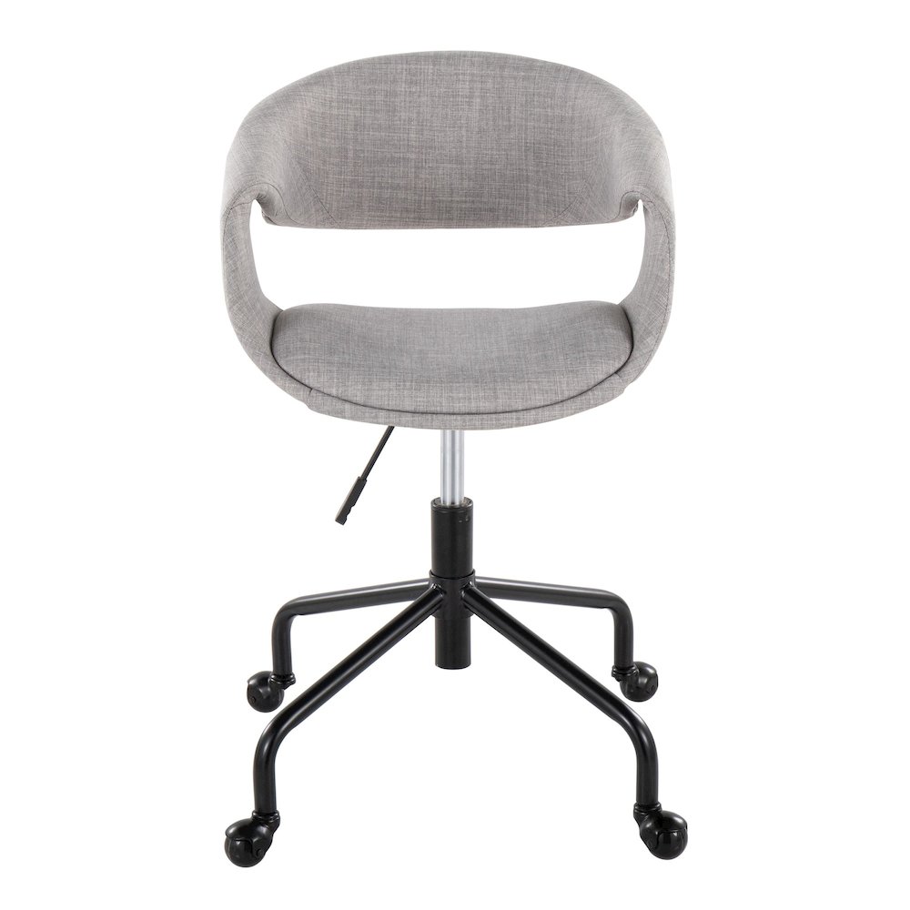 Curvo Upholstered 4-Star Task Chair. Picture 5