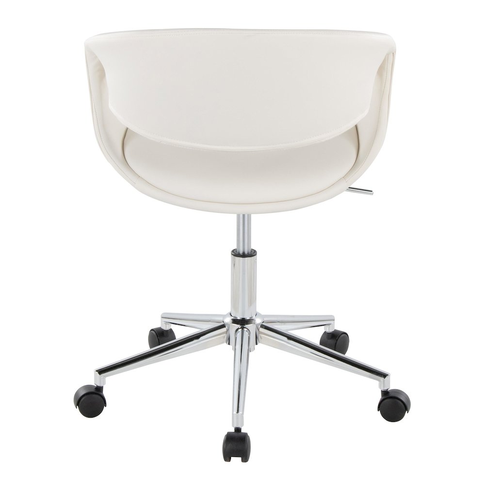 Curvo Upholstered 5-Star Task Chair. Picture 4