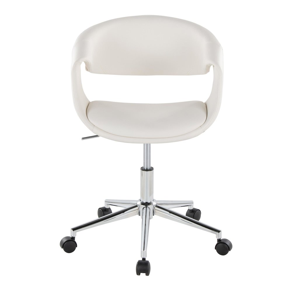 Curvo Upholstered 5-Star Task Chair. Picture 5
