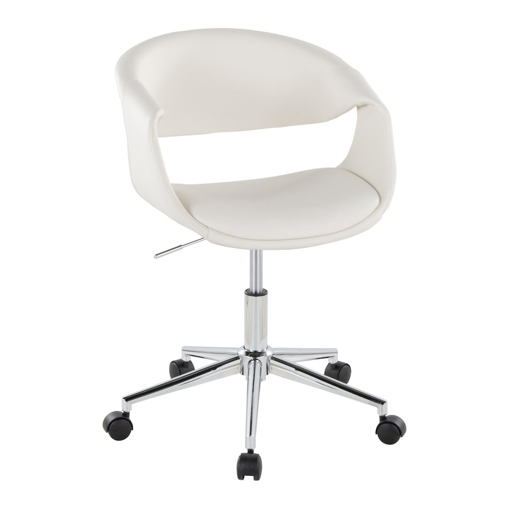 Curvo Upholstered 5-Star Task Chair. Picture 1