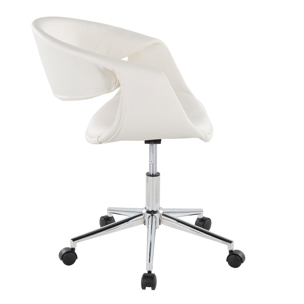 Curvo Upholstered 5-Star Task Chair. Picture 2