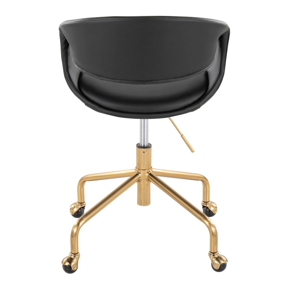 Curvo Upholstered 4-Star Task Chair. Picture 4