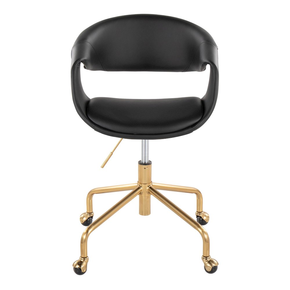 Curvo Upholstered 4-Star Task Chair. Picture 5