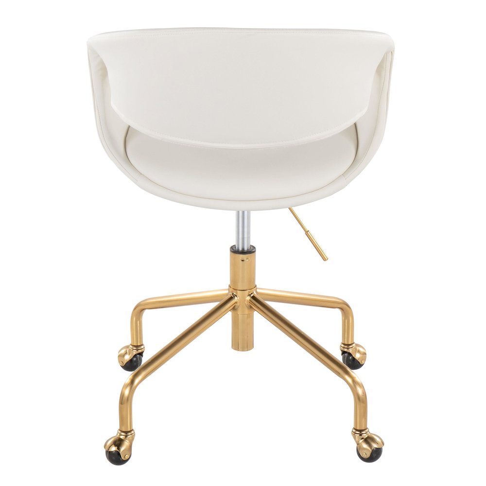 Curvo Upholstered 4-Star Task Chair. Picture 4