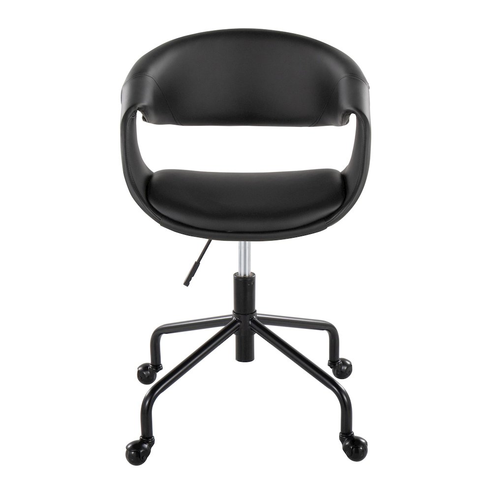 Curvo Upholstered 4-Star Task Chair. Picture 5