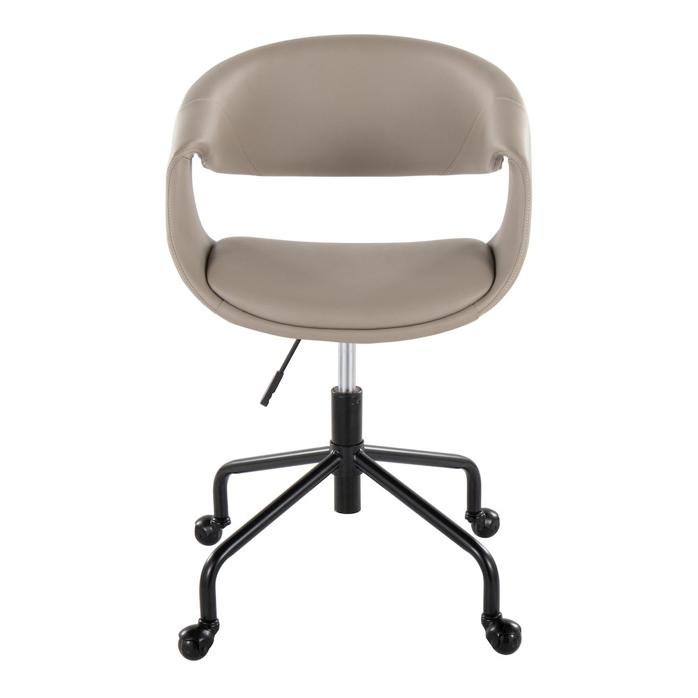 Curvo Upholstered 4-Star Task Chair. Picture 5