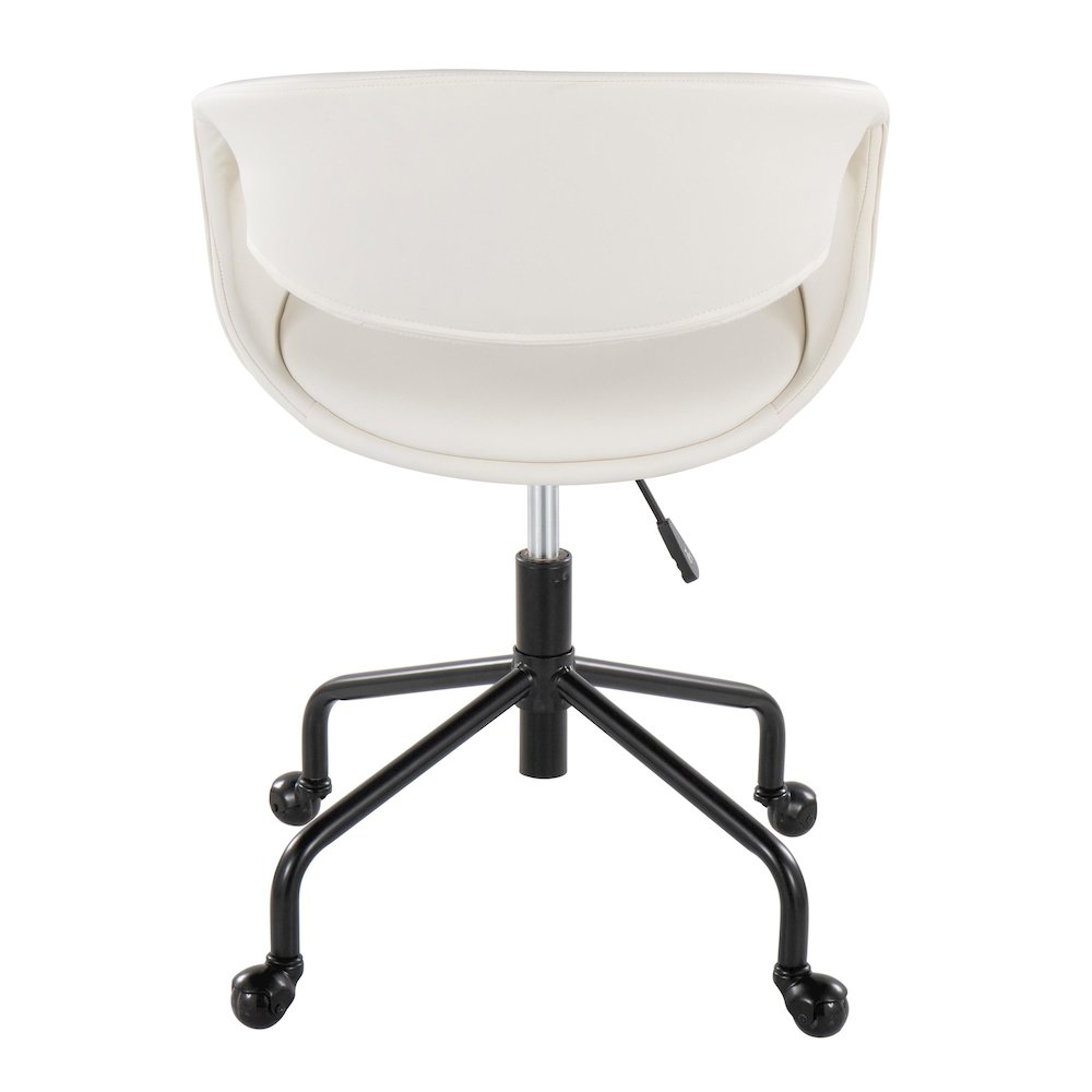 Curvo Upholstered 4-Star Task Chair. Picture 4