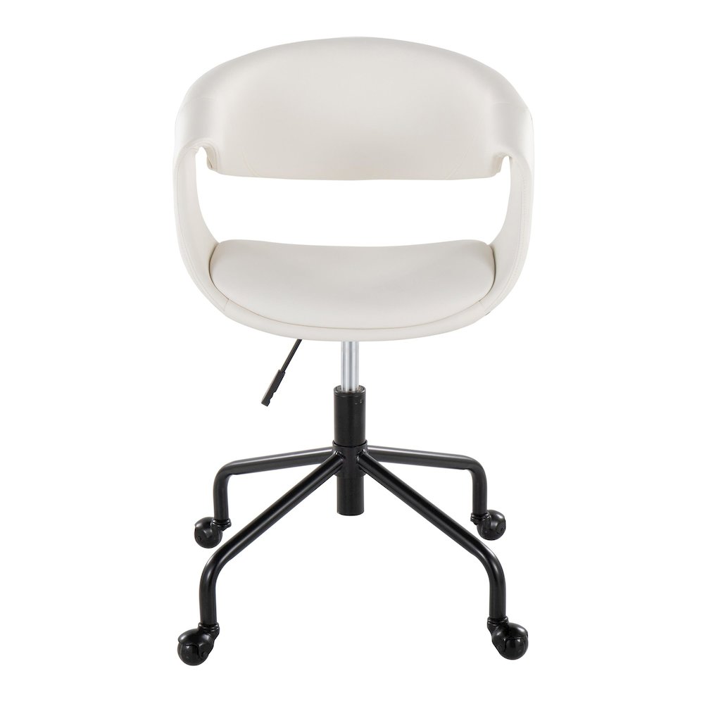 Curvo Upholstered 4-Star Task Chair. Picture 5