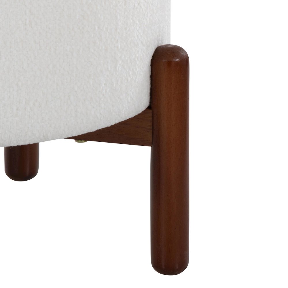 Daniella Wood Storage Ottoman. Picture 4