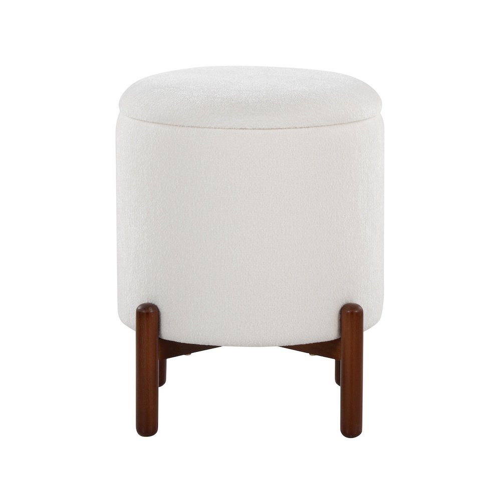 Daniella Wood Storage Ottoman. Picture 2