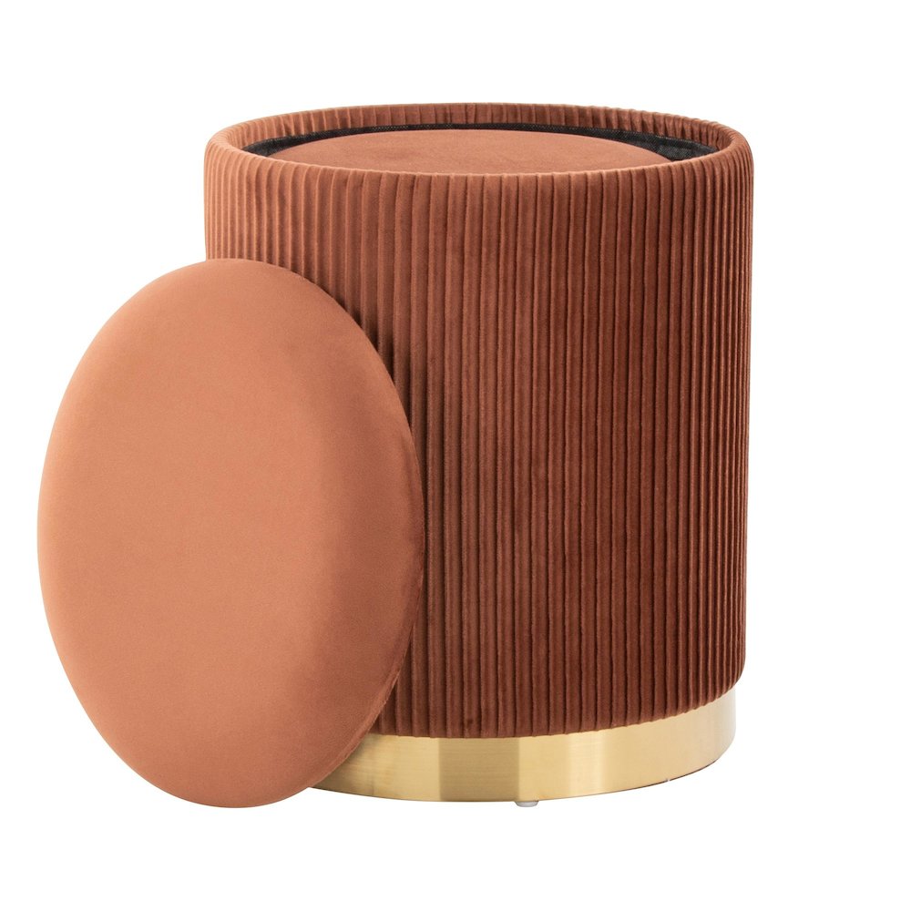 Marla Nesting Pleated Ottoman Set. Picture 5