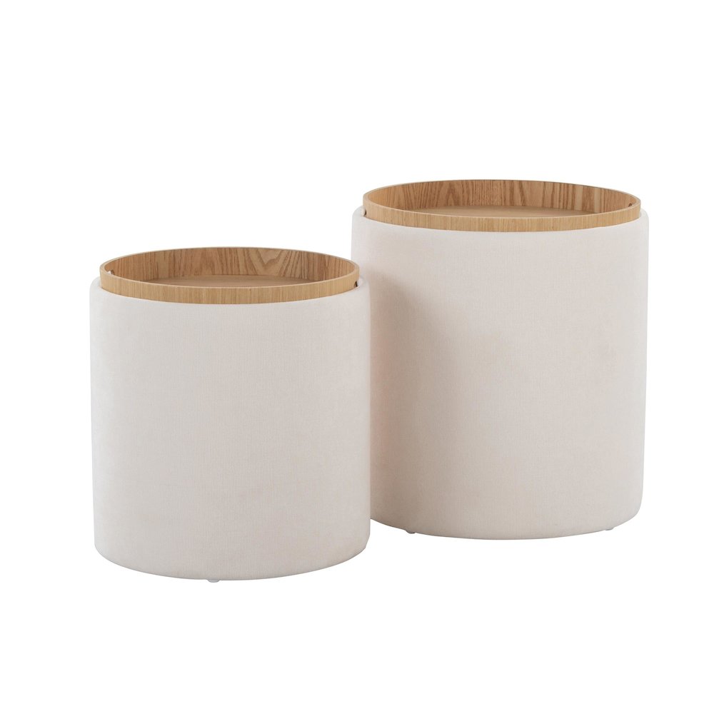 Tray Nesting Ottoman Set. Picture 3