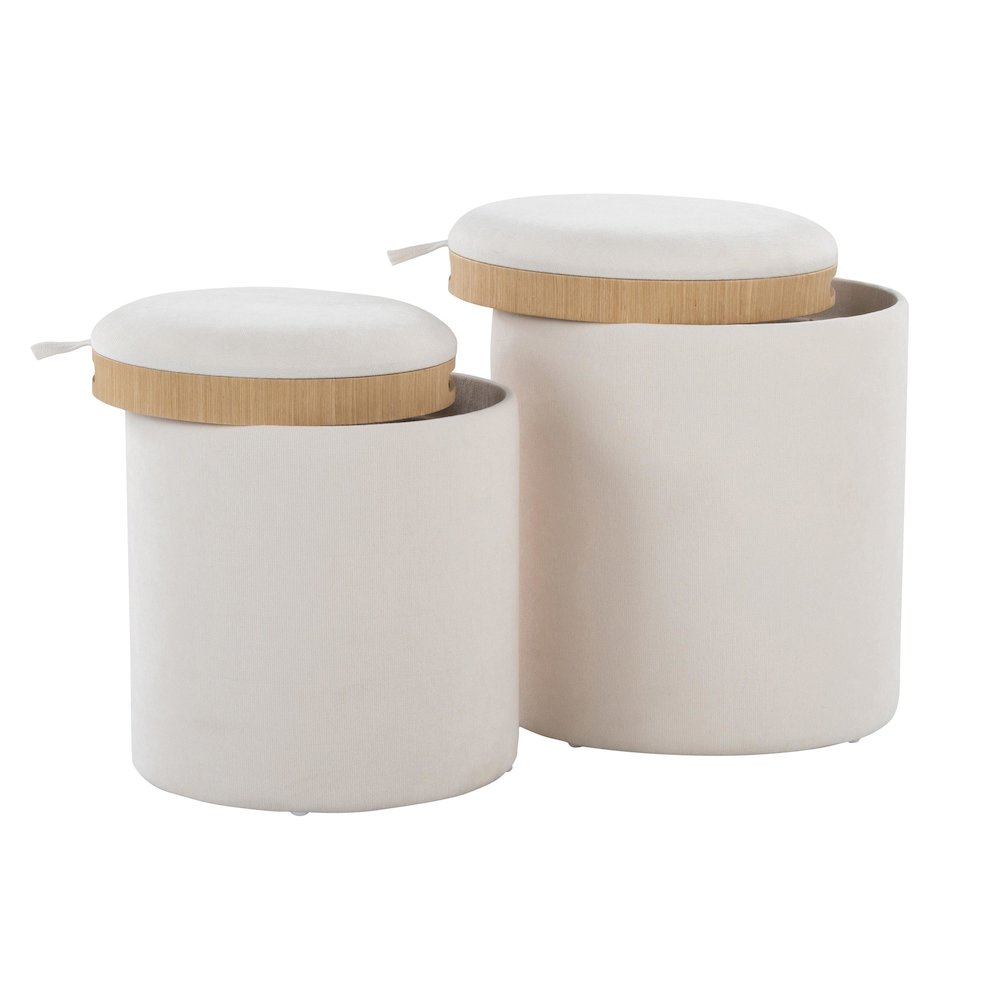 Tray Nesting Ottoman Set. Picture 2