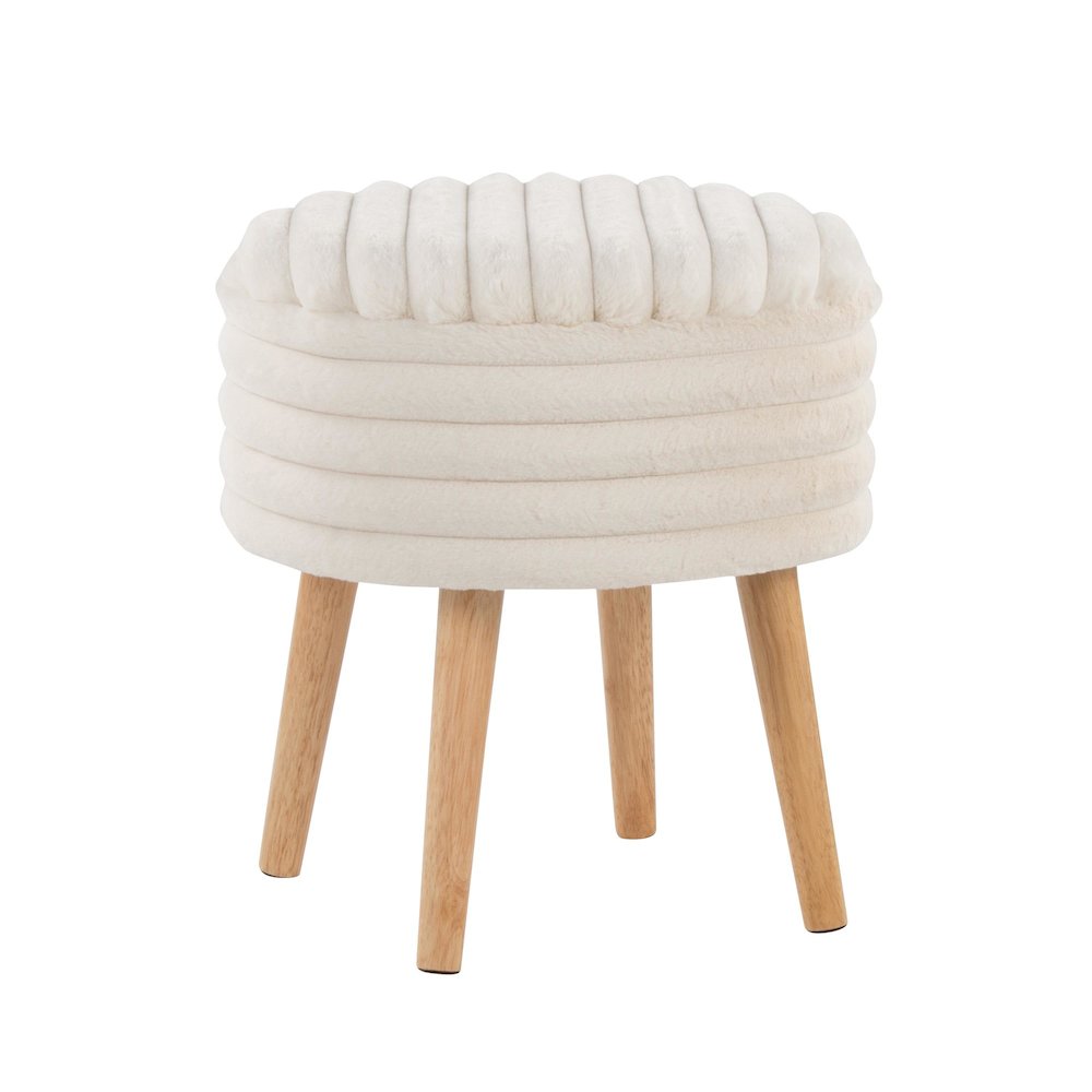Tray Plush Storage Ottoman Set. Picture 5