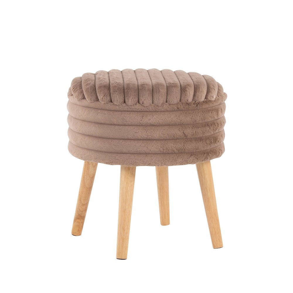 Tray Plush Storage Ottoman Set. Picture 5