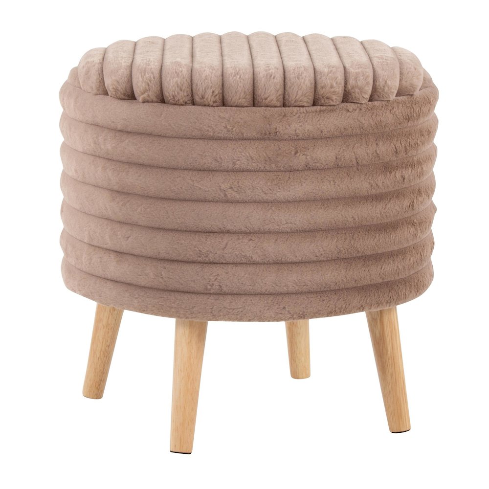 Tray Plush Storage Ottoman Set. Picture 6